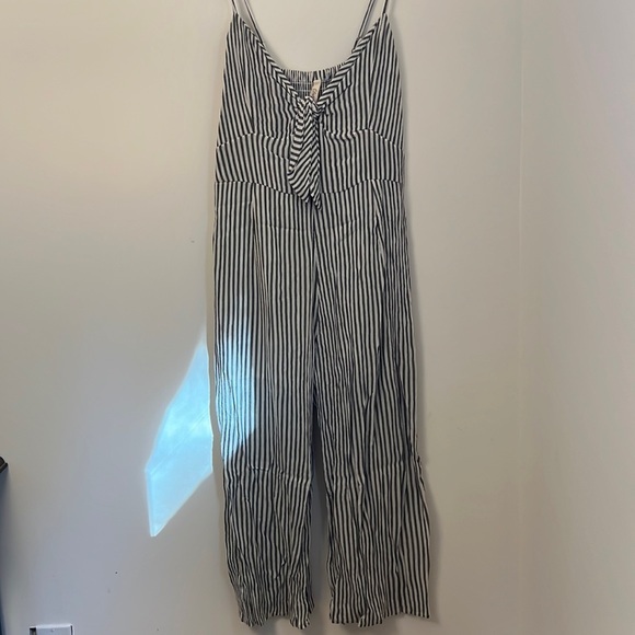 Pants - Striped jumpsuit